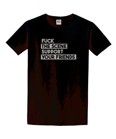 camiseta negra fuck