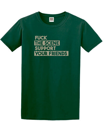 camiseta verde fuck